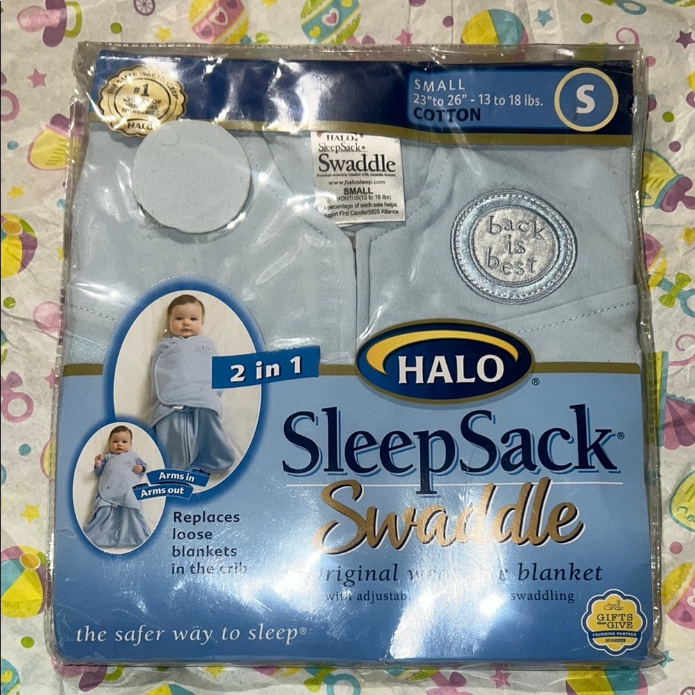 Halo Blue Sleep Sack with Soft Material and 2 in 1 Design
